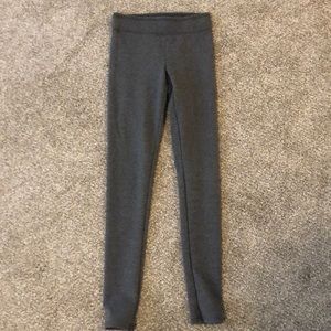 Gray Cotton Leggings